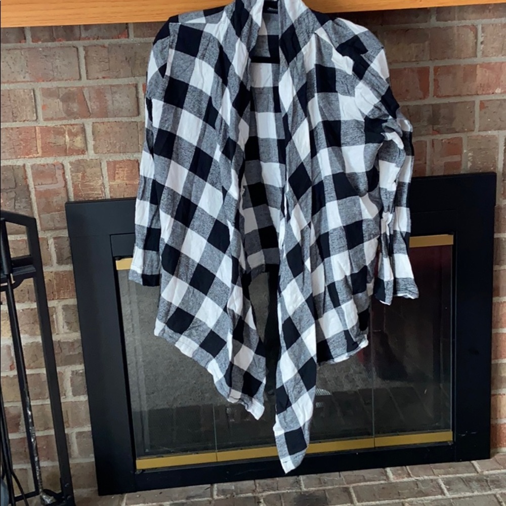 Black & White Buffalo Check tunic
